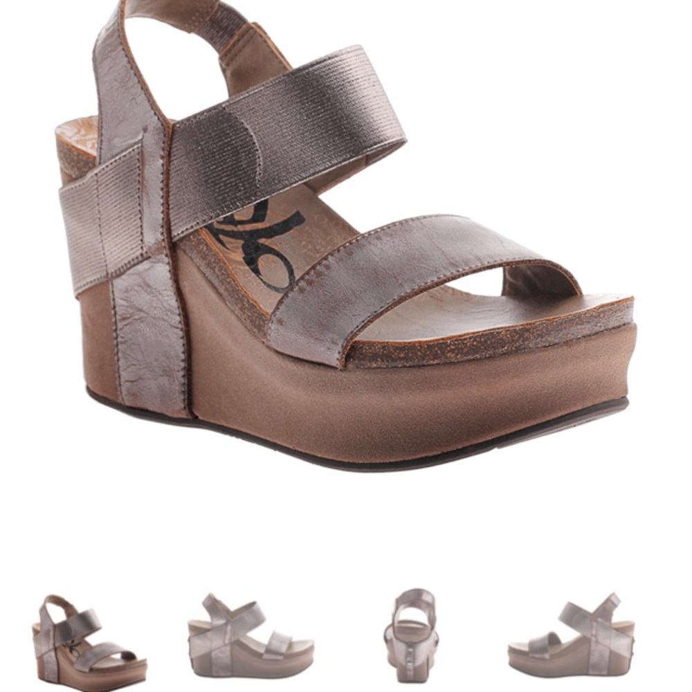 OTBT Pewter wedges size 9